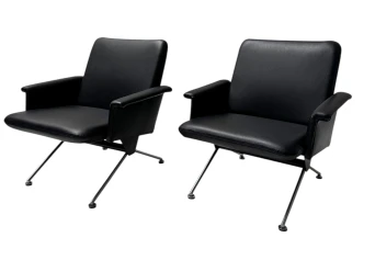 Mid-Century Modern Lounge Chairs No. 1432 by Andre Cordemeijer for Gispen, 1961